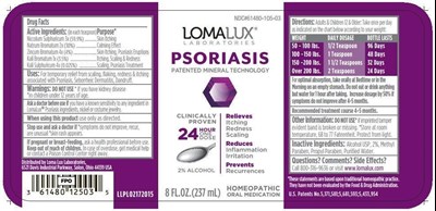 8 Oz Bottle Label (Psoriasis   8 Fl Oz Bottle Label)